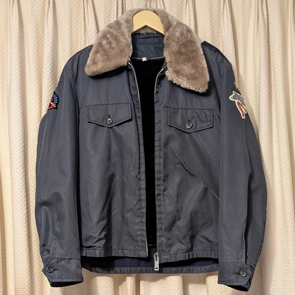 Rare United Carr / Toyo Enterprises A-2 DECK JACKET - Military Tribute - 42R